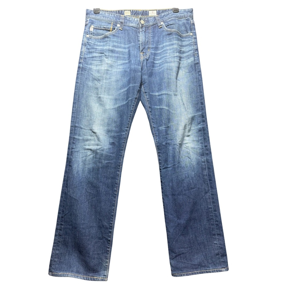 AG Adriano Goldschmied Protege Straight Leg Jeans Men 33 Blue Made in USA